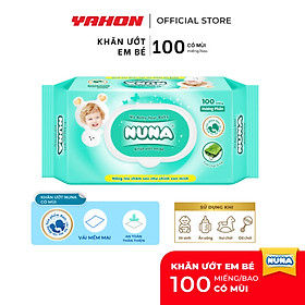 Khăn Ướt Em Bé NUNA Hương Phấn 100 Miếng/Bao