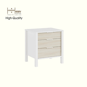 Mua HAPPY FURNITURE   Táp đầu giường 3 ngăn kéo - MOKA   THK_244   55cm x 45cm x 58cm DxRxC