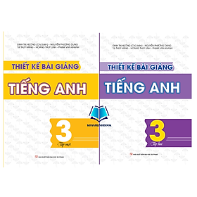 Hình ảnh Sách - Combo Thiết kế bài giảng tiếng anh Lớp 3 - Tập 1 + 2 (KV)