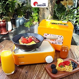 Bếp Ga Mini Cao Cấp Maxsun Latte - Công Suất 2100W | Bảo Hiểm Chống Nổ | Hàng Chính Hãng