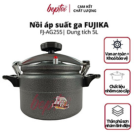 Mua Nồi áp suất ga Fujika  nồi hầm đa năng FJ-AG225  dung tích 5 Lít - Hàng Chính Hãng