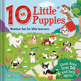 Hình ảnh Number Fun For Little Learners: 10 Little Puppies (Count Down From 10 and Back Again)