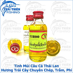 Nước Vàng Câu Cá Yuhoo Thái Lan Chai 58ml  Hương Trái Cây Làm Tăng Vị Mồi,  Kích Thích Cá Ăn Dùng Câu Cá Chép, Trôi, Trắm, Phi