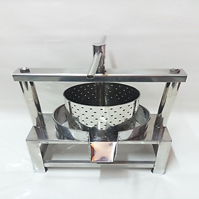 Mua Máy ép mỡ ép cốt dừa inox  bằng tay size nhỏ.