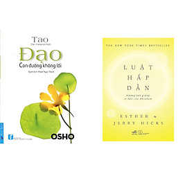 Combo 2 cuốn sách: OSHO - Đạo "con đường không lối" + Luật hấp dẫn (Tái bản)