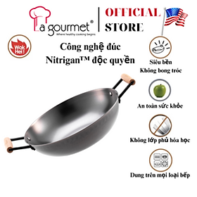 Mua Chảo Gang Hai Tay Cầm La Gourmet Nitrigan NTGW347671 (36cm)