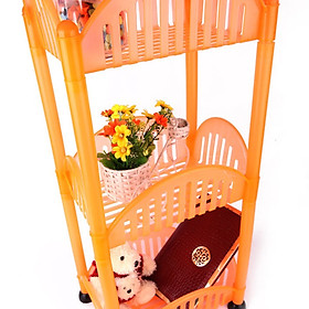Kệ kiểu 3 tầng 2104 song long - màu ngẫu nhiên