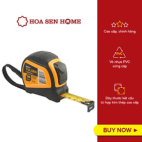 Mua Thước cuộn tự động Tolsen 36016 hợp kim thép cao cấp  dây dài 8m  vỏ nhựa PVC cứng cáp - Hoa Sen Home - Hàng chính hãng