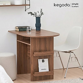 Bàn Gỗ Hình Bán Nguyệt 120cm Đa Năng KEGODA Màu Trắng, Sồi (Oak), Walnut KGD91
