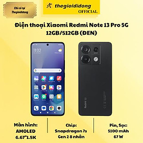 Mua Điện thoại Xiaomi Redmi Note 13 Pro 5G 12GB/512GB - Hàng Chính Hãng
