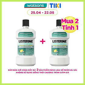 Nước Súc Miệng Làm Trắng Răng Listerine 750ml