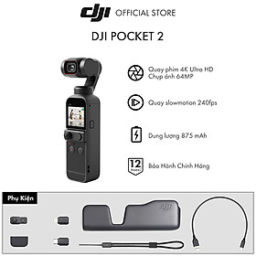 Mua Máy quay phim DJI Osmo Pocket 2 Chống Rung 4K 60fps Basic -  Hàng Chính Hãng - Bảo Hành 12 Tháng