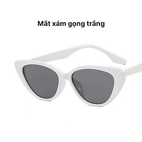 Kính Mát Mắt Mèo, Kính Râm Chống Nắng Tia UV400 Gọng Nhựa Nhiều Màu Thời Trang Nam Nữ Cá Tính Hàn Quốc 2023