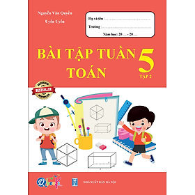 Hình ảnh sách Bài tập tuần TOÁN 5 tập 2