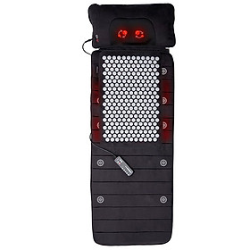 Đệm massage toàn thân có gối xoa bóp hồng ngoại Lanaform Delight LA110316