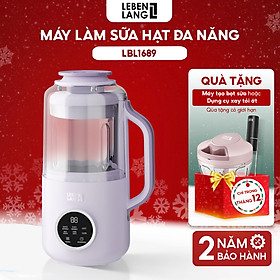 Mua Máy làm sữa hạt đa năng Lebenlang LBL1689  500W  800ml  tiết kiệm thời gian  có hẹn giờ  bảo hành 2 năm - hàng chính hãng