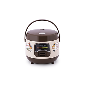 Nồi Cơm Điện Nắp Gài Sunhouse SHD8208C – Nâu (1L) - Hàng chính hãng