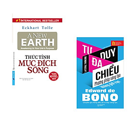 Combo 2 cuốn sách: Thức Tỉnh Mục Đích Sống + Tư duy đa chiều