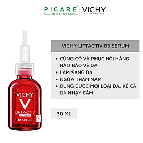 Tinh Chất Vichy Làm Mờ Vết Thâm Và Nếp Nhăn 30ml LiftActiv B3 Serum Dark Spots & Wrinkles