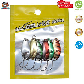 Mồi thìa câu cá suối, lure cá mương, chày đất, câu lóc