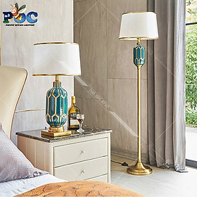 Mua Đèn Ngủ Cây Đứng Thân Gốm Sứ Cao Cấp Đèn Đứng Cao Cấp Trang Trí Phòng Ngủ POC ML5402