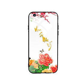 Ốp Lưng Kính Cường Lực cho điện thoại Iphone 6 Plus / 6s Plus - Vạn Sự Như Ý Mẫu 2