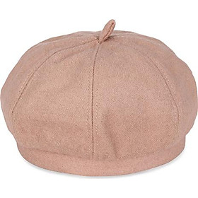 Nón mũ nồi có gân đội đầu nữ dạo phố 4 mùa (MU08)