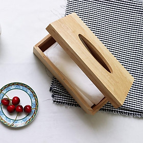 Mua Hộp Đựng Khăn Giấy Nắp Mở - Kích Thước 25 x 14 x 8.8 cm - Thương Hiệu Cmart Home