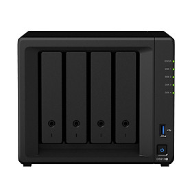 Thiết bị lưu trữ qua mạng NAS Synology DS918+ - Hàng chính hãng