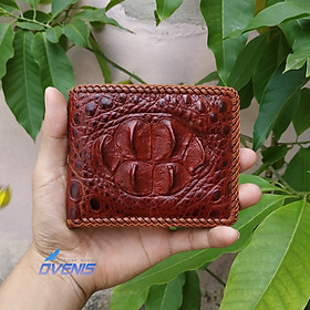 Ví Da Cá Sấu 2 Mặt Đan Viền [GÙ CÁ SẤU RẤT ĐẸP