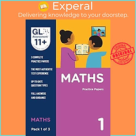 Sách - 11+ Practice Papers Maths Pack 1 (Multiple Choice) by GL Assessment (UK edition, paperback)