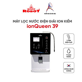Mua Máy Lọc Nước Điện Giải Ion Kiềm ROBOT IonQueen 39 Chế Độ Nóng Nguội Lạnh - 3 Tấm Điện Cực Titanium Phủ Platium - Hàng Chính Hãng