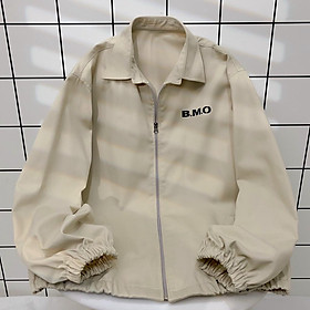Áo Khoác Bomber BMO LAB Jacket Form Rộng Vải Kaki Lót Dù Ulzzang Unisex