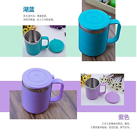 Bộ 2 cốc giữ nhiệt có quai cầm tiện lợi (Giao màu ngẫu nhiên) - Hàng nội địa Nhật