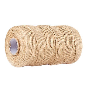 91 Meters Rustic Burlap Hessian Rope Cord for Christmas Gift Wrapping Supply