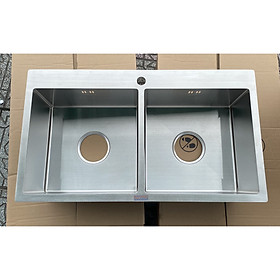 Mua Chậu rửa chén bát loại dày inox 100% 304 mờ xước hàng cao cấp chính hãng