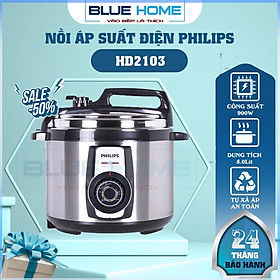 Mua Nồi Áp Suất Điện PHILIPS HD2103/66  900w - 5.0Lit  Hàng Chính Hãng