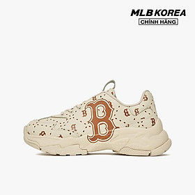 MLB - Giày sneakers unisex cổ thấp Big Ball Chunky Saffiano Diamond Monogram 3ASHMS13N