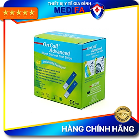 Hộp 25 Que Thử Đường Huyết On Call Advanced