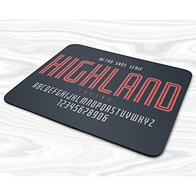 Mua Miếng lót chuột mẫu Highland chữ đỏ (Kích thước