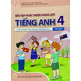 Hình ảnh Sách - Bài tập phát triển năng lực Tiếng Anh lớp 4 tập 1+2 (HEID)