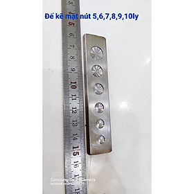 Mua Cây đóng nút đinh tán rivet (nide) Bằng thép Size 5mm 6mm 7mm 8mm 9mm Đóng nút tán thùng giấy làm thủ công quần áo túi