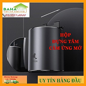 HỘP TĂM THÔNG MINH TỰ ĐỘNG BẬT - NHẢ TĂM BẰNG CẢM ỨNG mở nắp bằng cảm ứng hình ảnh và tự động đẩy tăm lên