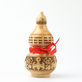 Hồ Lô Gỗ Đào - Pháp Khí Phong Thủy Hóa Sát, Hút Bệnh Khí, Mang Lại Bình An, Thâu Thu Tài Lộc Cho Gia Chủ