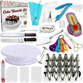 Mua Dụng Cụ Làm Bánh Kem Sinh Nhật Combo 60 Chi Tiết Full Đồ Làm Bánh GATO Cao Cấp Cho Gia Đình Tiệm Bánh Chuyên Nghiệp