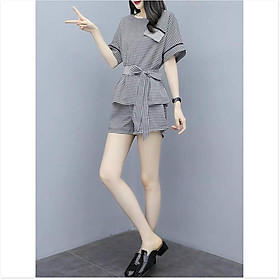 Set big Size có Size 80kg ngắn sọc caro 2021 KME STORE