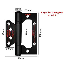 Mua Bản Lề Lá Âm Dương KUNBE Chất Liệu Inox Dày Dặn Phù Hợp Với Mọi Loại Cửa Nhôm Gỗ