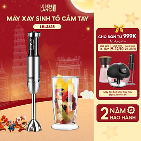 Mua Máy xay sinh tố cầm tay đa năng Lebenlang LBL3638  công suất 1000W  lưỡi dao 2 cánh  bảo hành 2 năm – hàng chính hãng