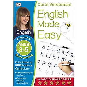 Ảnh bìa Sách - Early Writing Preschool Ages 3-5 - Home Learning - Carol Vorderman