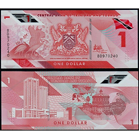 Mua Tiền châu Mỹ  1 dollar polymer Trinidad và Tobago phiên bản mới sưu tầm